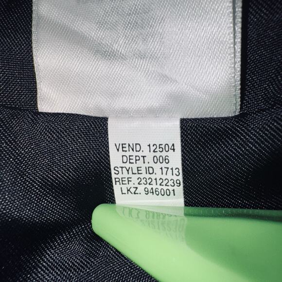 Eddie Bauer Women Medium Wool Pea Coat Double Breasted Tweed Black White Jacket - Picture 9 of 9